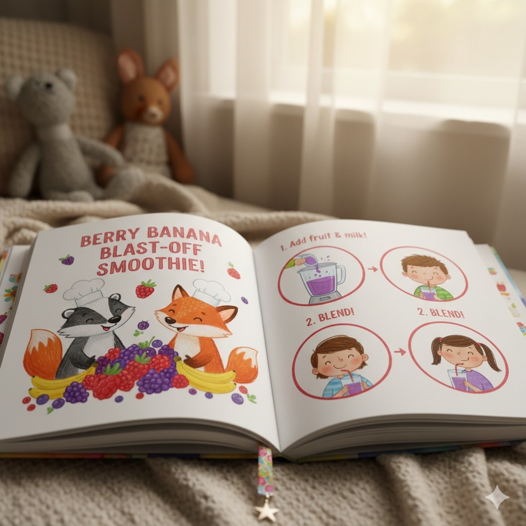 Story/recipe picture books (digital/printed)